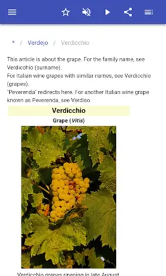 Grape varieties android App screenshot 11