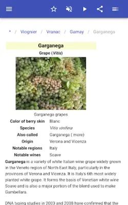 Grape varieties android App screenshot 5