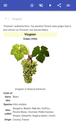 Grape varieties android App screenshot 7